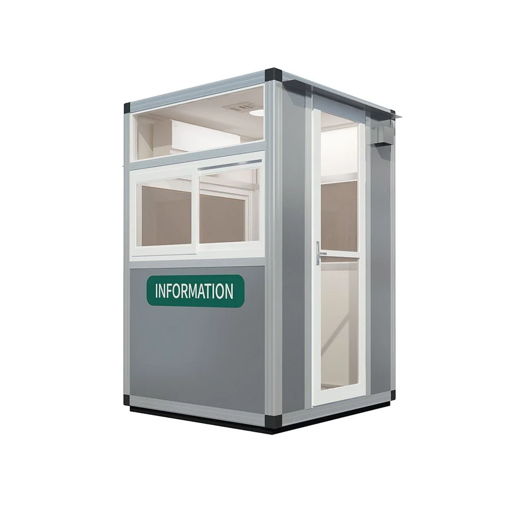 탐소리큐브 1414i S 현장 조립식 측면도어 안내 학교보안관 부스