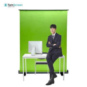 탐스크린 이동형 유압식 크로마키 원터치 스크린 TS-152 (152 x 200)