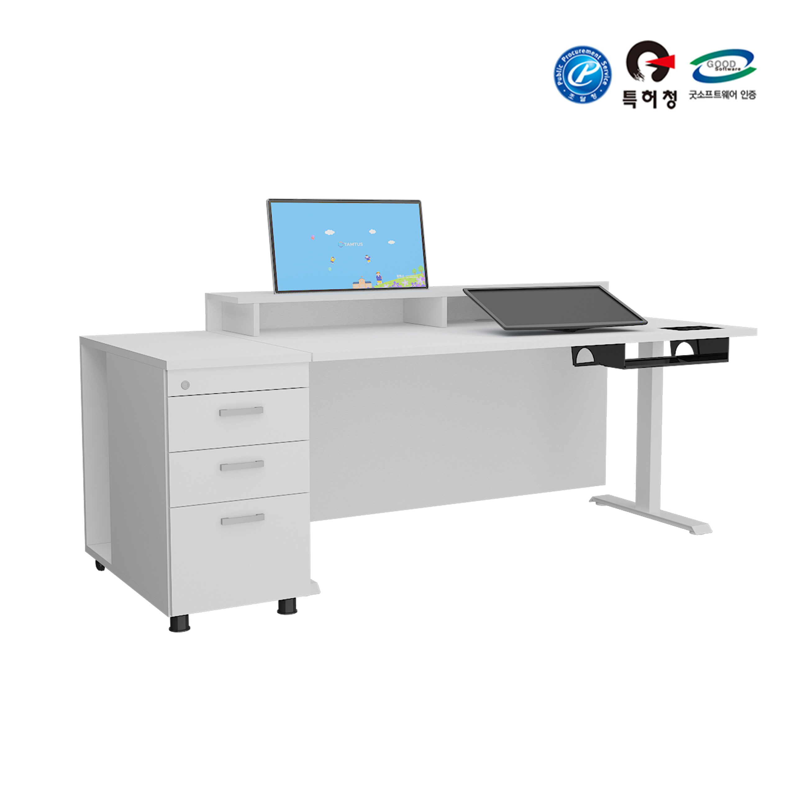 [조달] 좌식형 전자교탁 TTG-D20WT